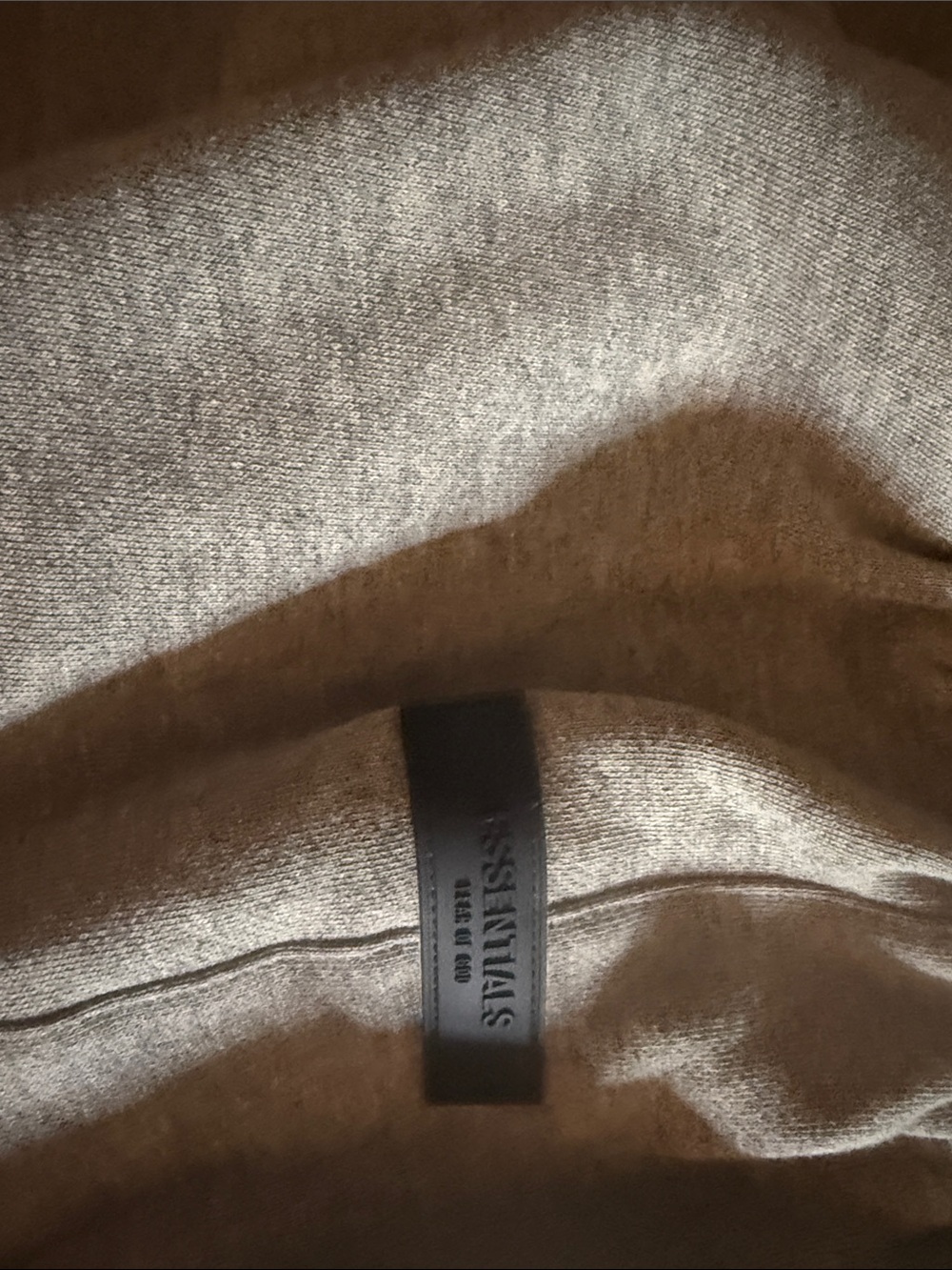 Essentials Grey Fleece Drawstring Shorts - Picture 4 of 6